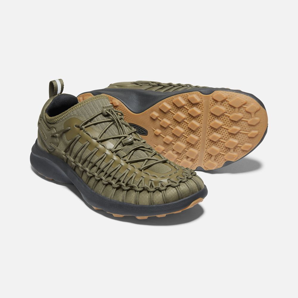 Zapatillas Keen Mexico Verde Oliva/Negros - Hombre Uneek Snk - UB2173569